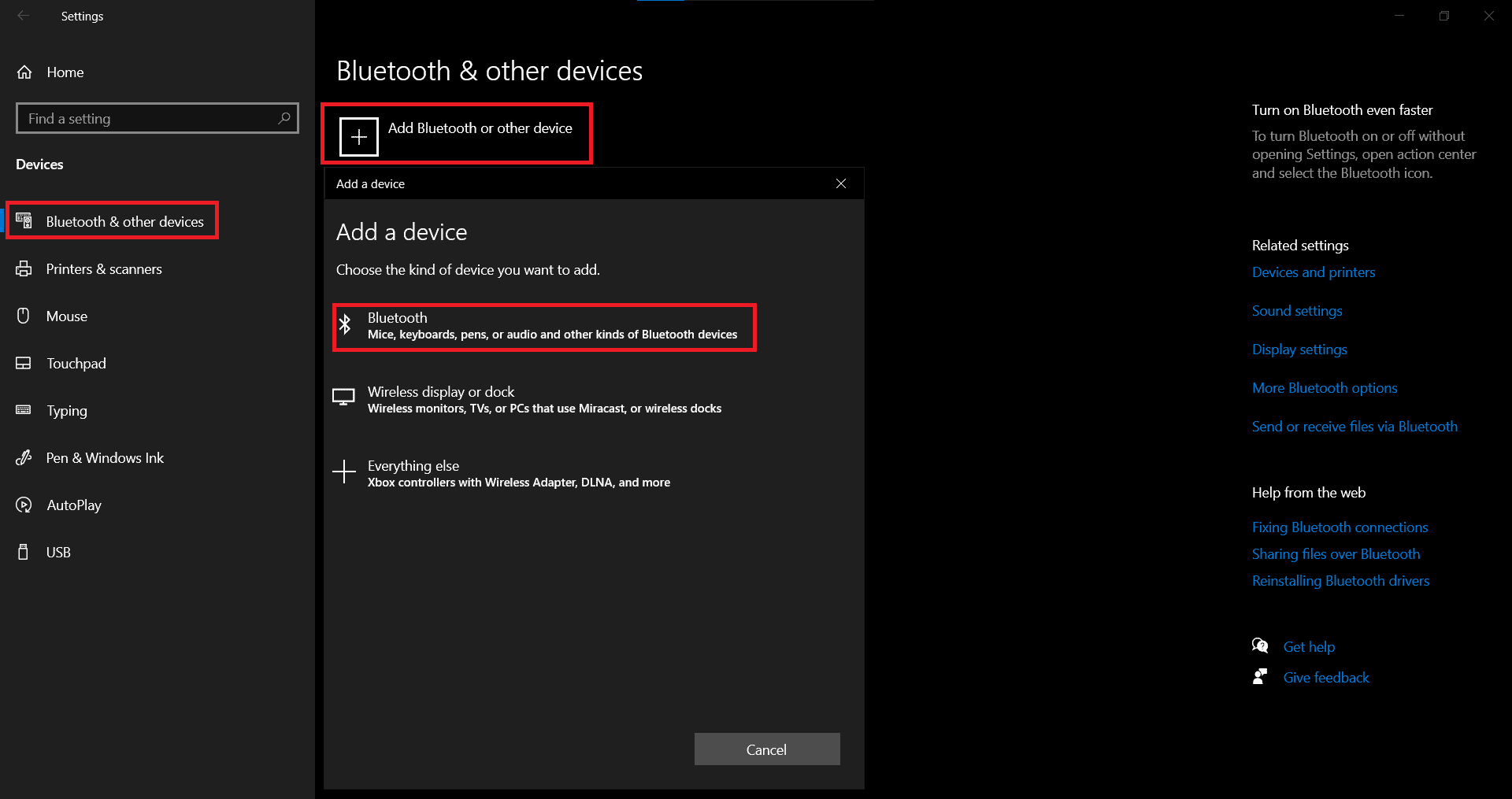 connecting airpods to windows 10