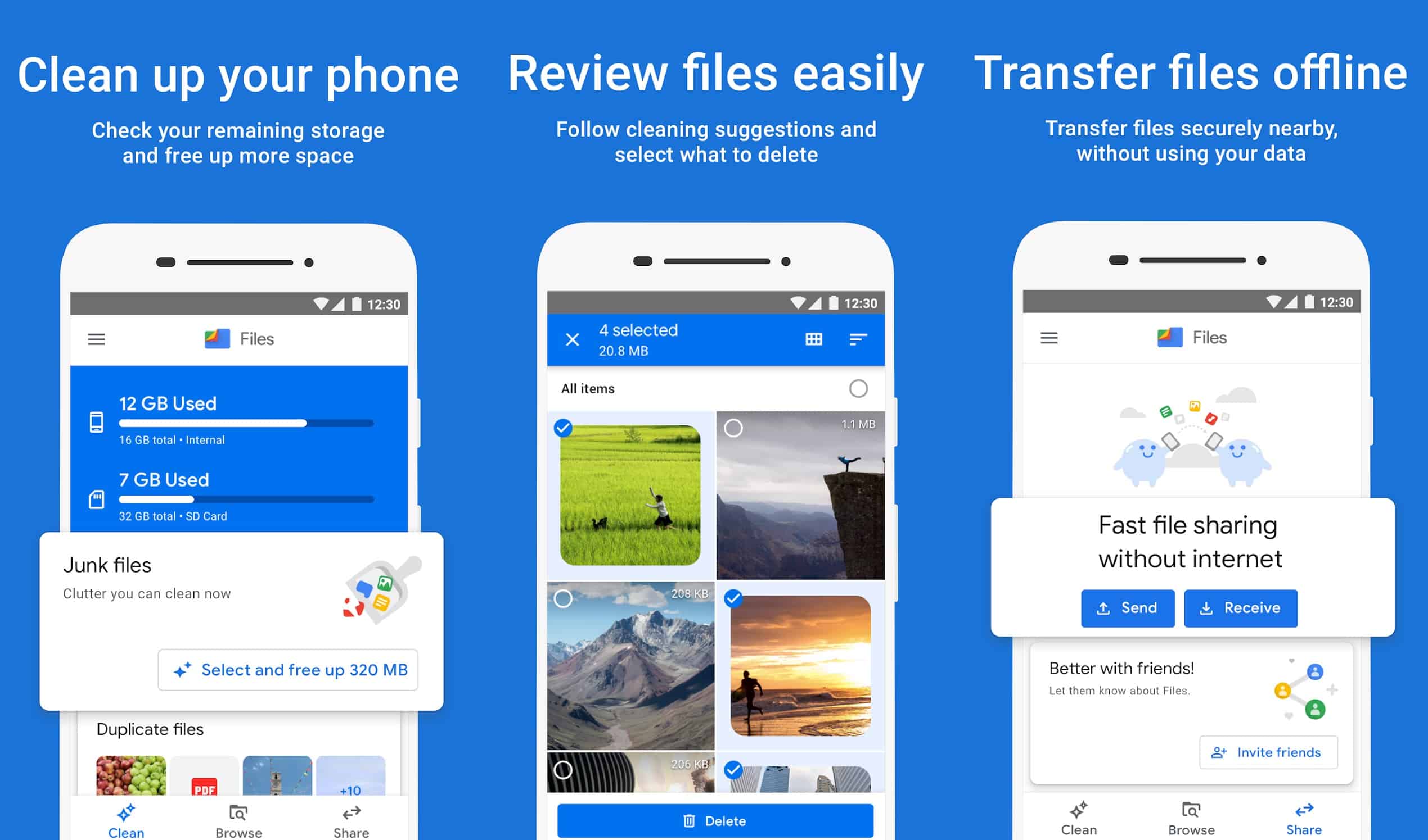 Google files дубликаты