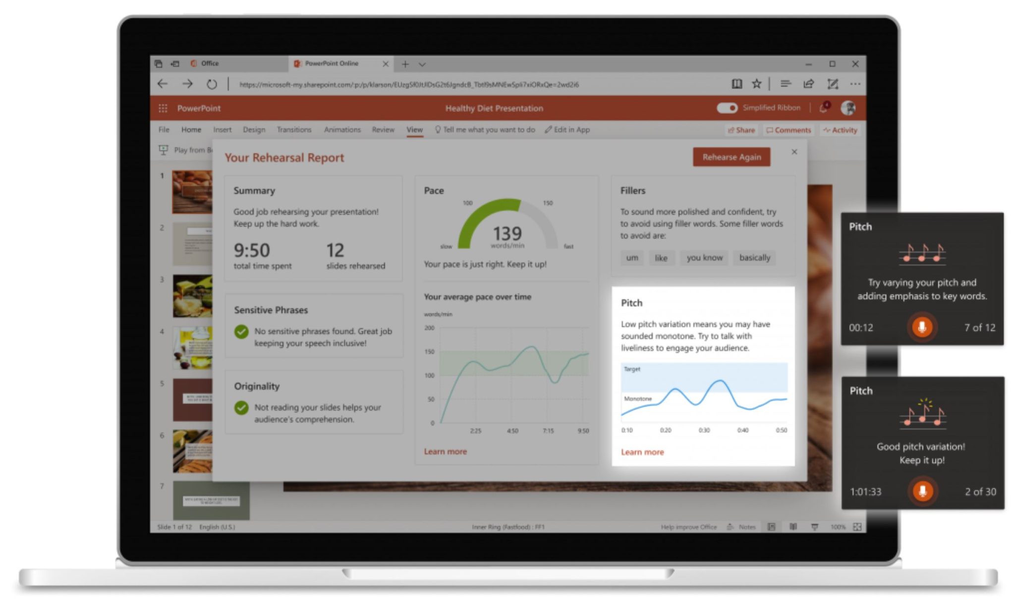 Powerpoint Coach Report Microsoft announces new features for Presenter Coach in PowerPoint