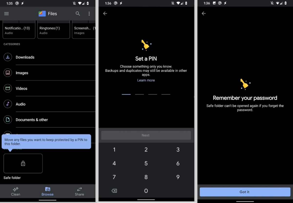 Google is working on an encrypted file storage area in the Android ...