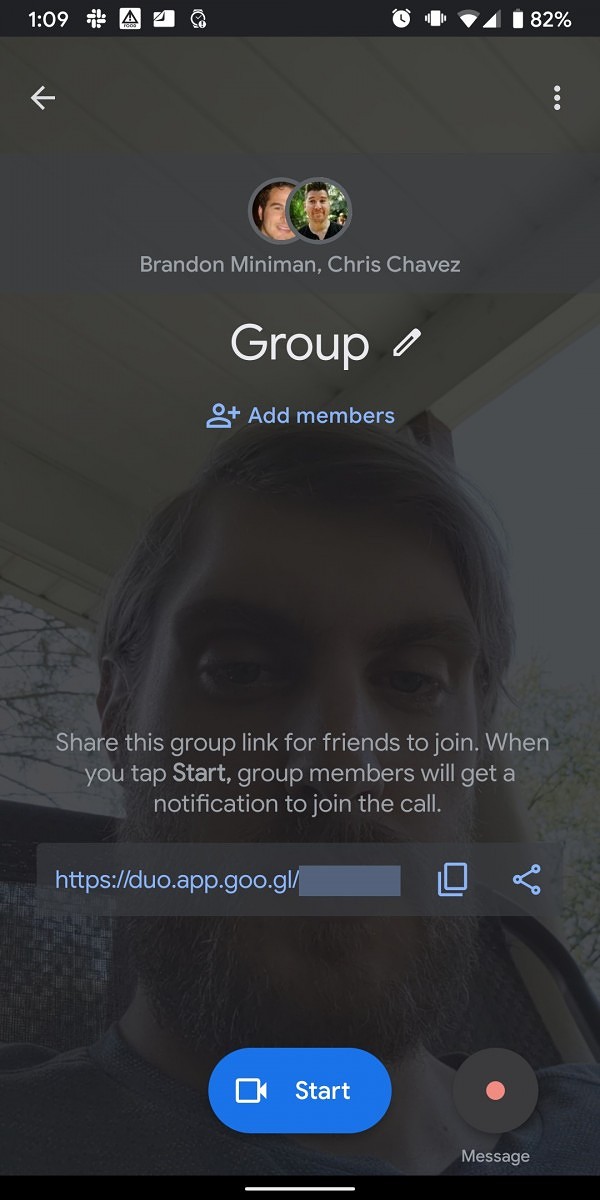 google duo group call