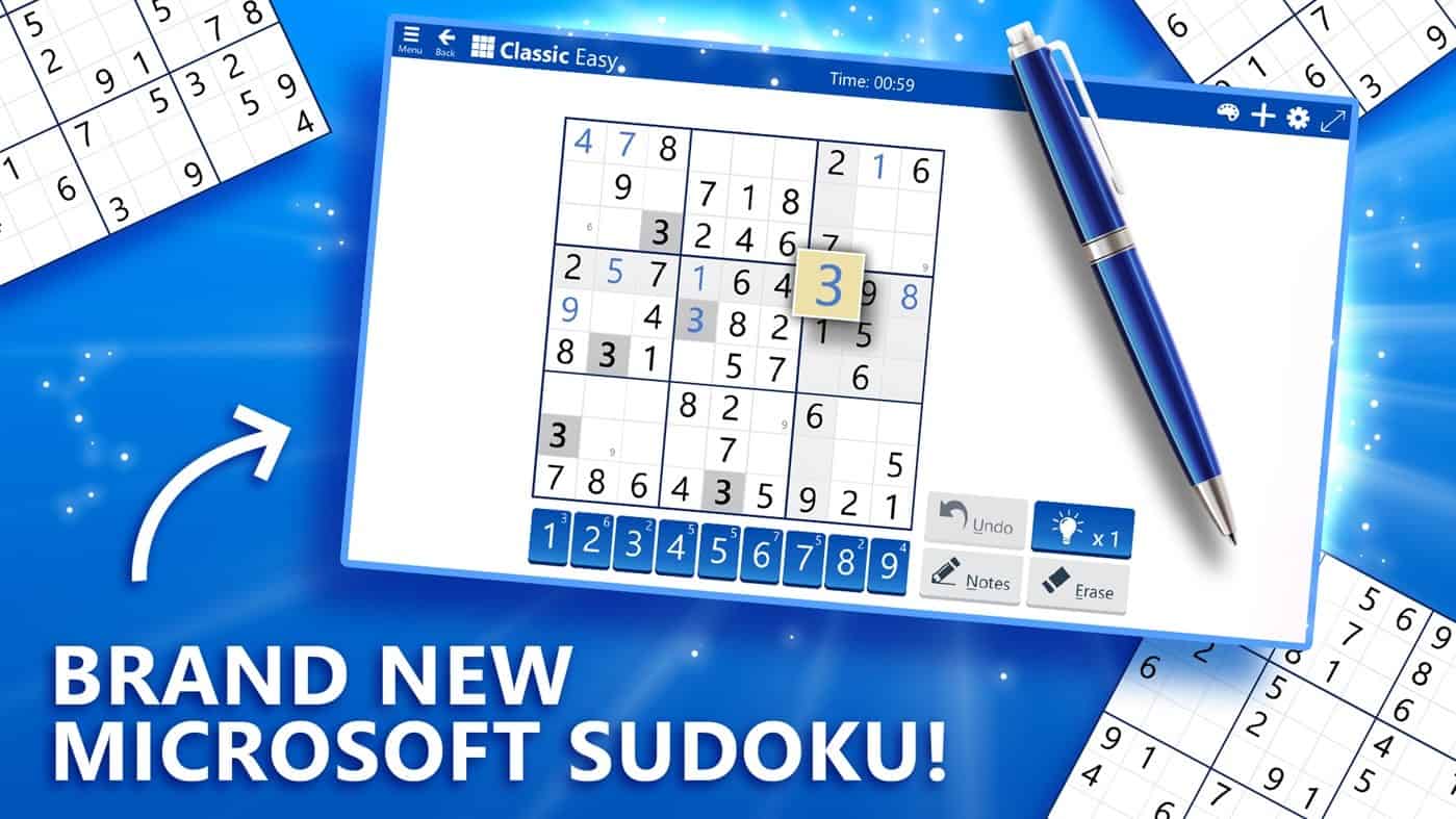Microsoft Sudoku 2.0 available now