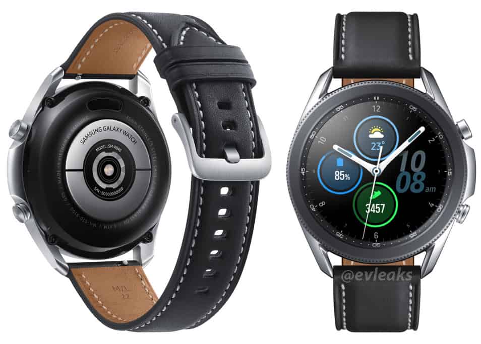 New High Quality Photos Of The Samsung Galaxy Watch 3 Silver Black Bronze Suggests A Launch Date Mspoweruser