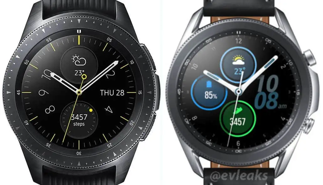 New high-quality photos of the Samsung Galaxy Watch 3 (Silver, Black ...