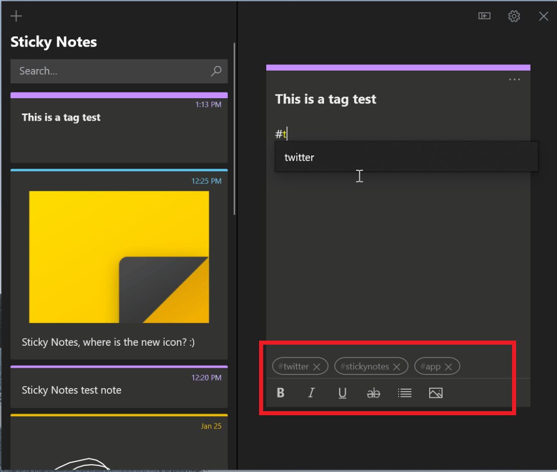 Microsoft working on some new interesting features for Sticky Notes for Windows 10 - MSPoweruser