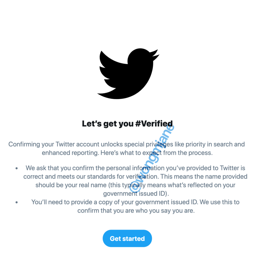 Here is what Twitter's new Twitter Verification process looks like ...