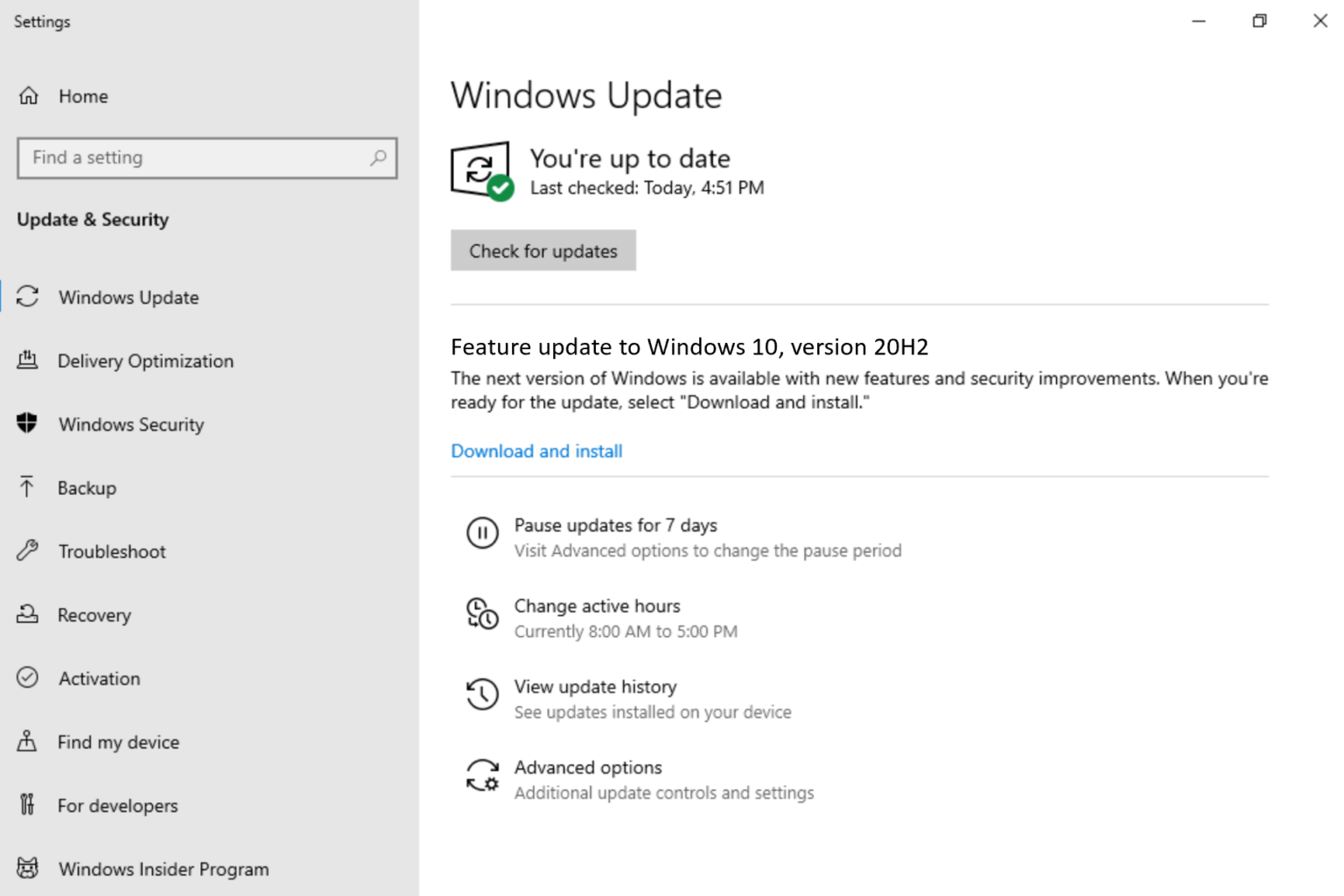 Microsoft release Cumulative Update KB5000842 for Windows 10 20H2 and 2004