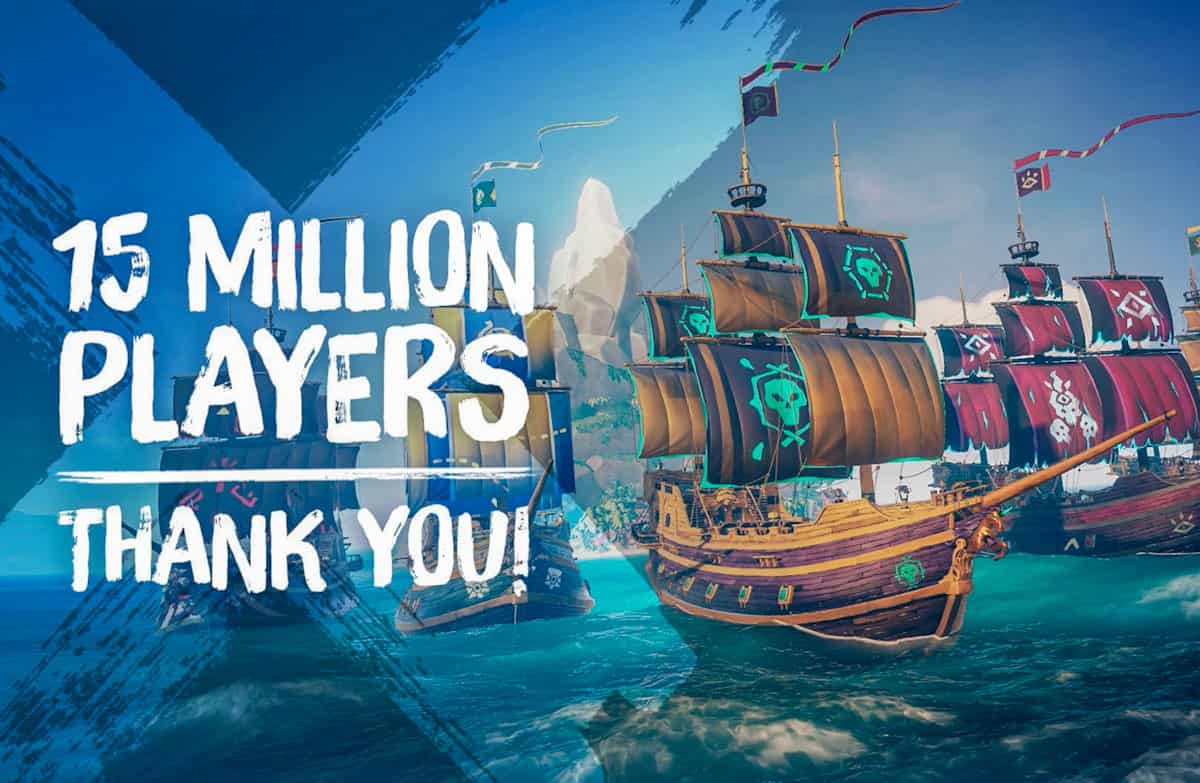 Sea of Thieves Steam 15 million players