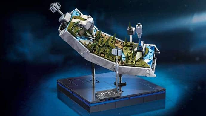 Halo Infinite Mega Bloks Zeta Halo Instalação 07 Palácio da Dor O Dilúvio