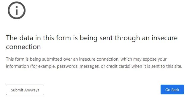 Google Chrome will stop you from submitting info on insecure web forms -  MSPoweruser