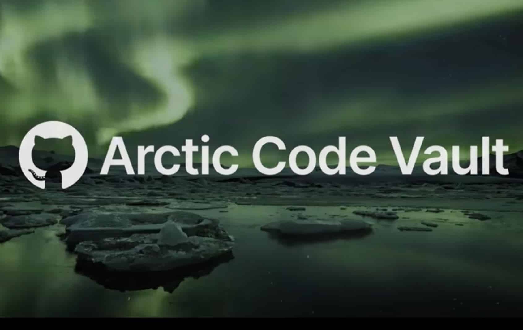 Your GitHub code repository is now safe in the Arctic mountain