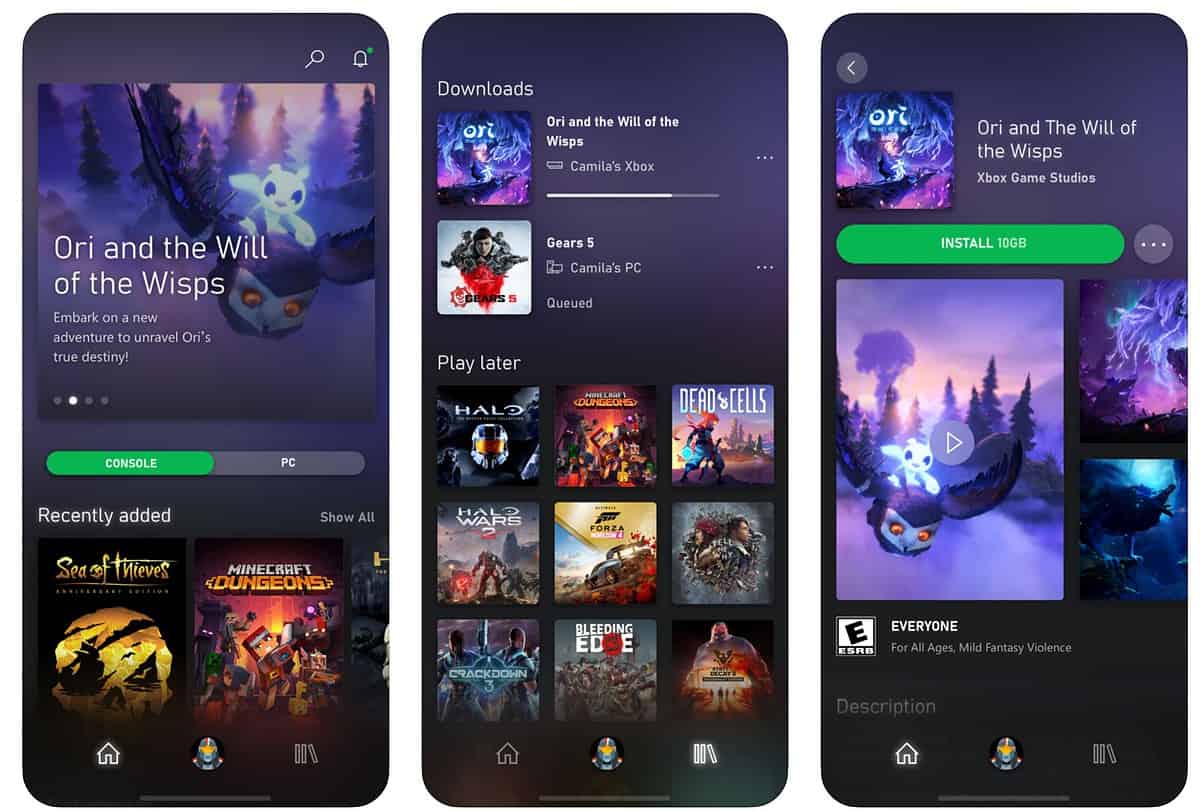 Xbox Game Pass Mobile App