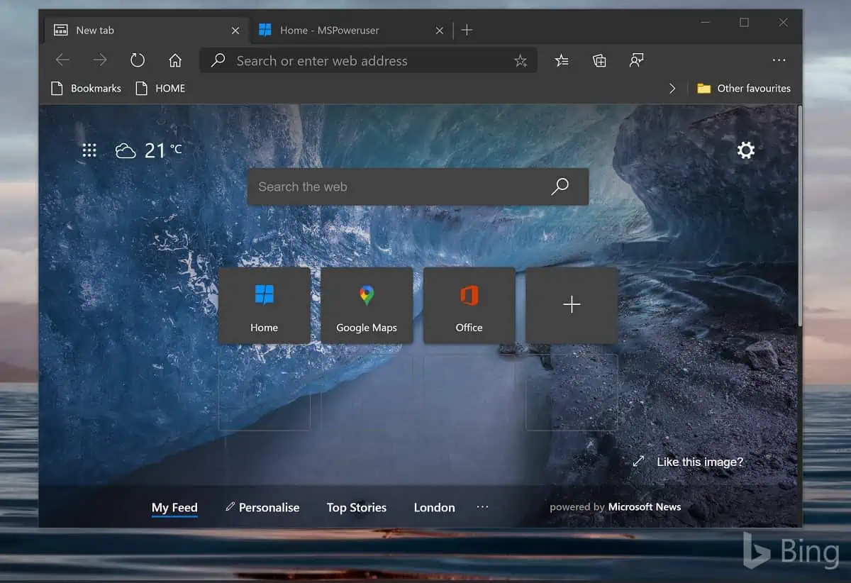 Microsoft says Edge is already pretty Fluent Design, no transparency effects needed