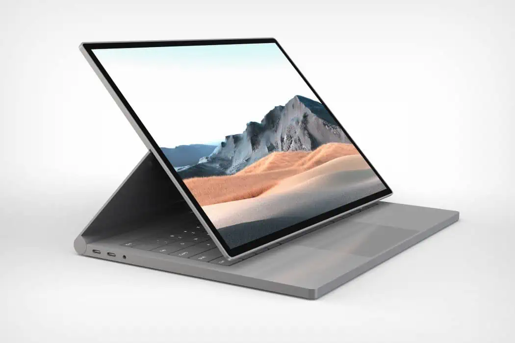 Yanko Design envisions a new design for the Surface Book 4