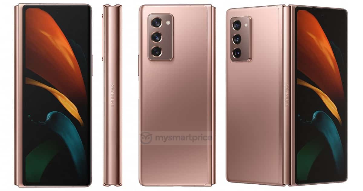 Official Samsung Galaxy Z Fold 2 renders leak, confirms