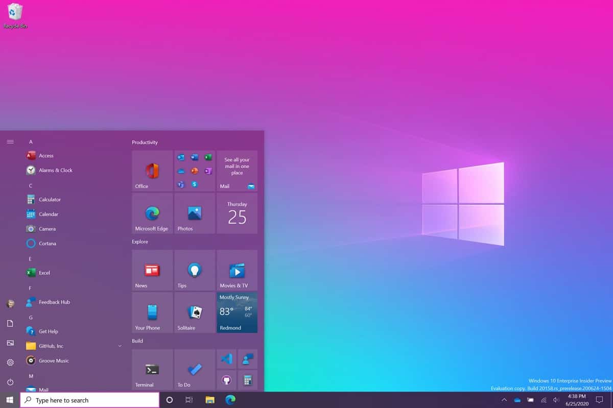 Microsoft releases Windows 10 Build 19043.1320(KB5006738) to Release Preview Channel