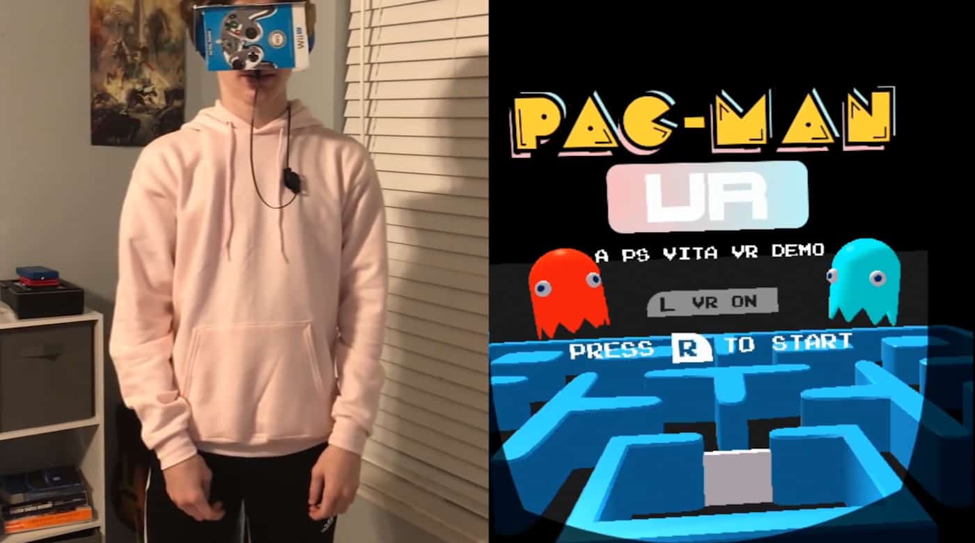 PSVita VR games Pac-Man VR