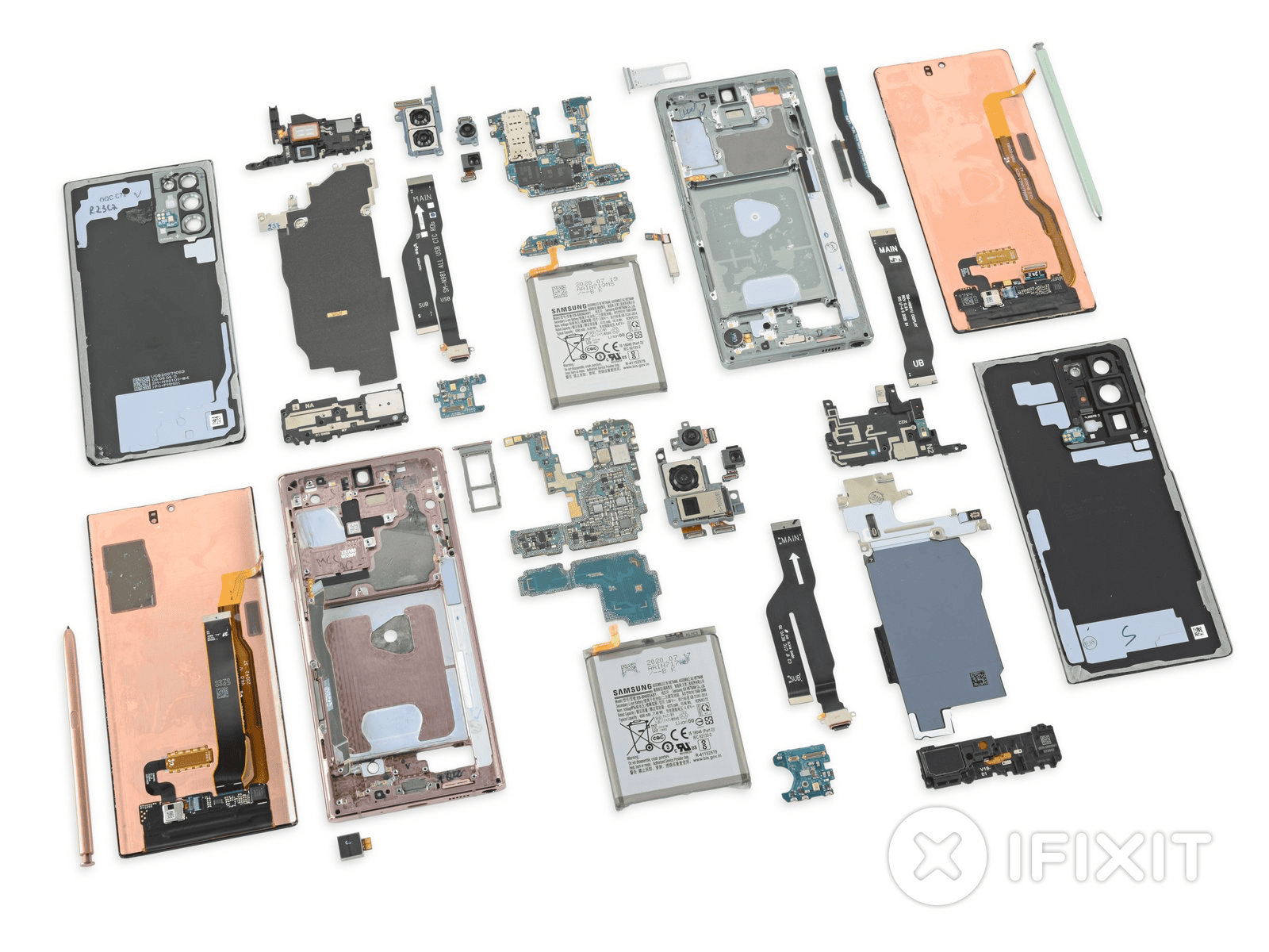 Samsung Galaxy Note 20 scores 3 on iFixit’s repairability scale
