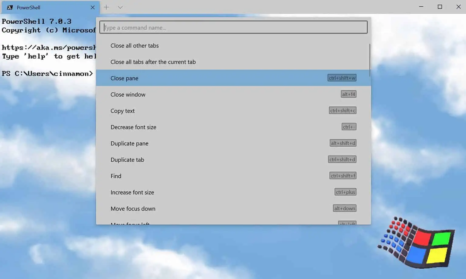 windows terminal preview settings