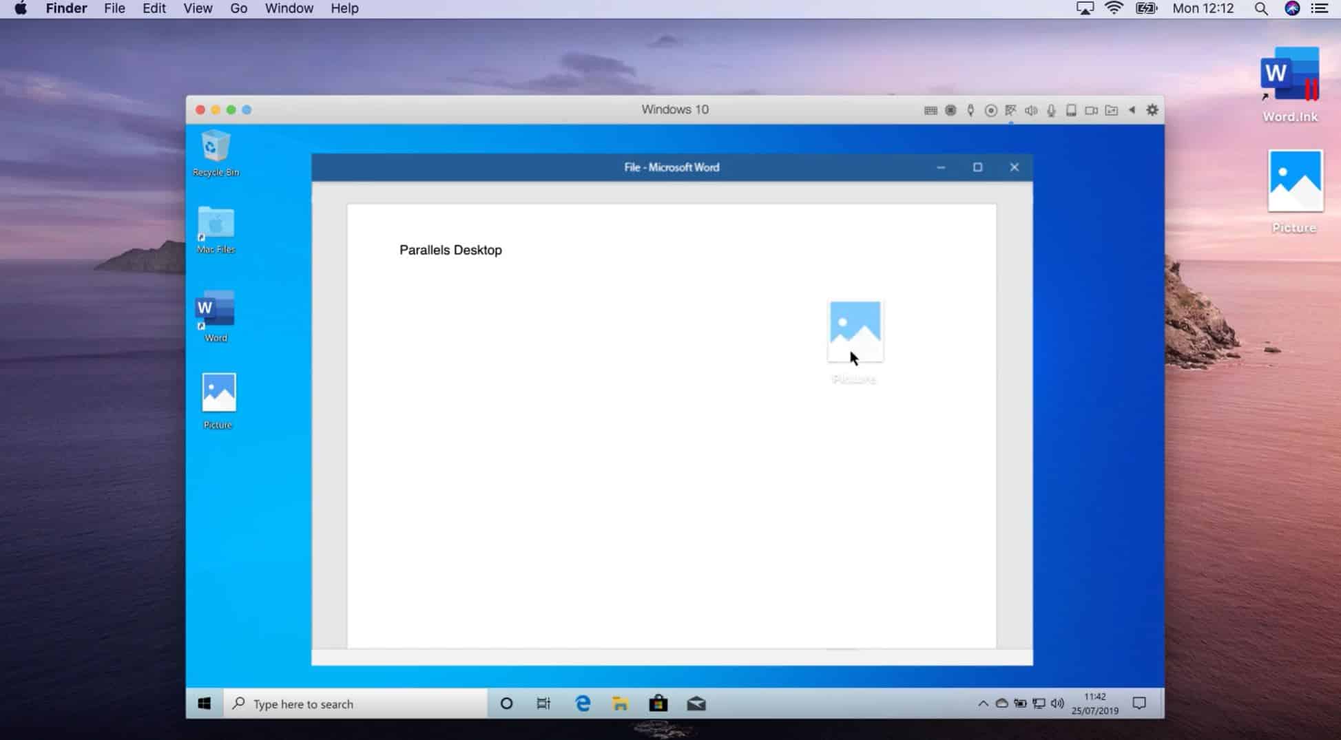 parallels desktop 12 windows 7