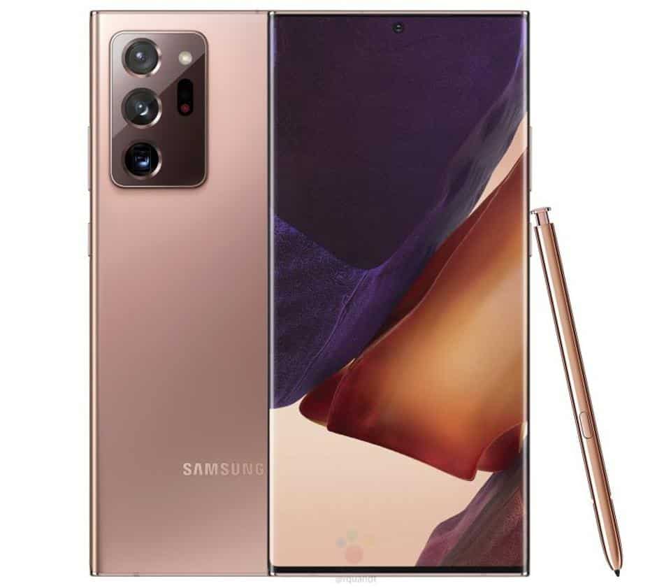 Samsung Galaxy Note20 Ultra brąz