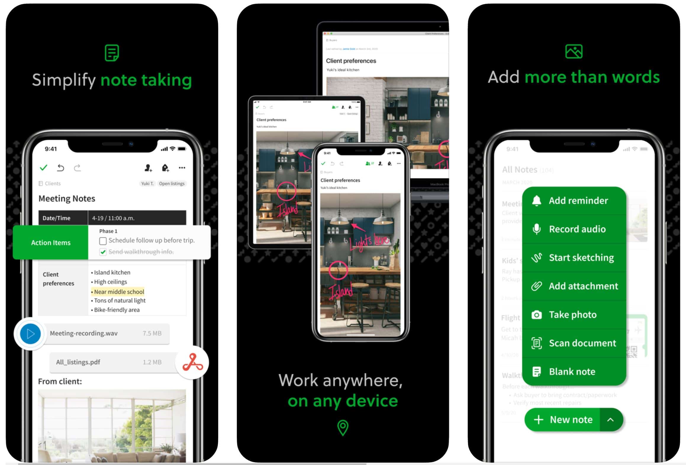 evernote app ios