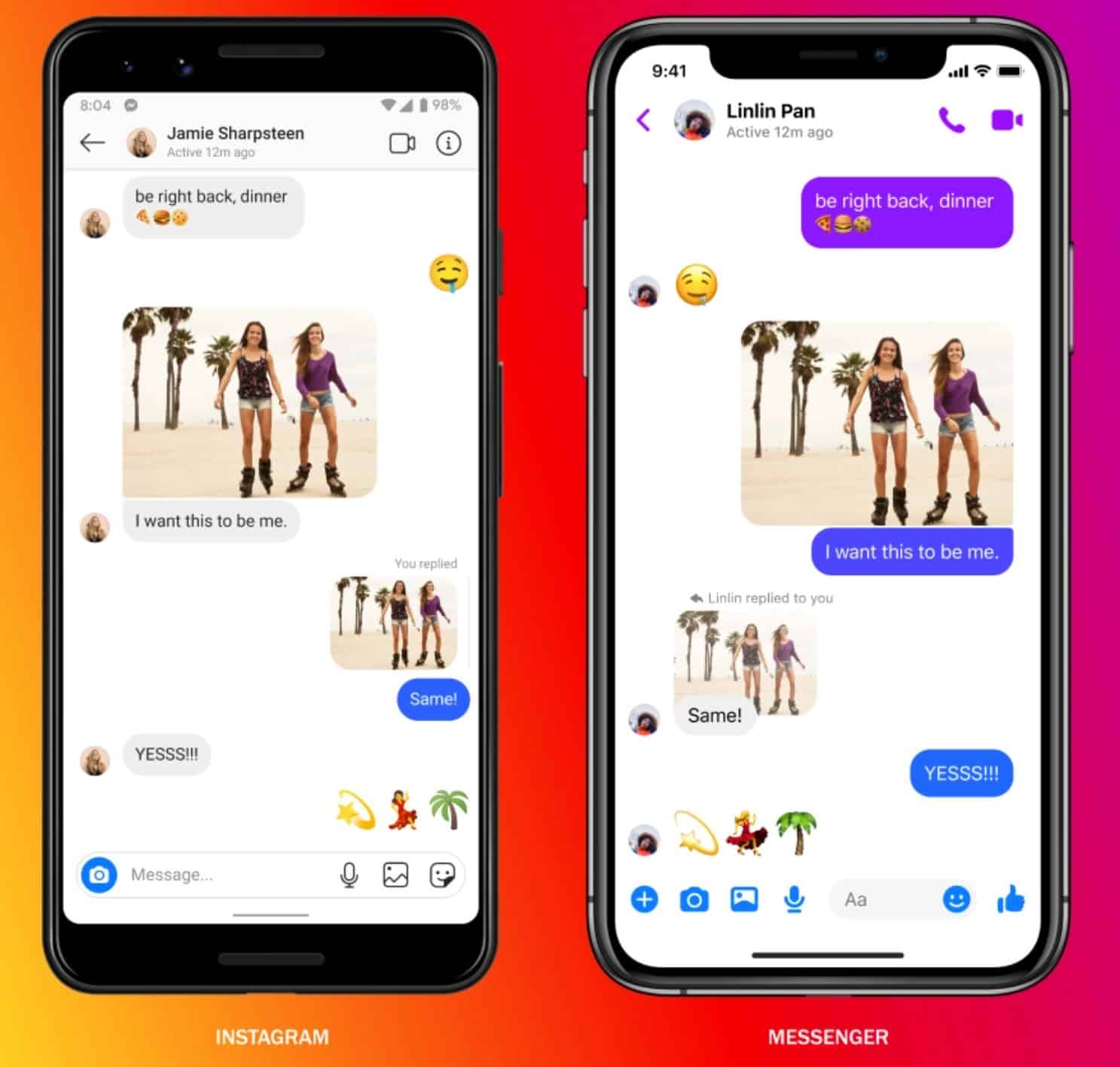 Facebook Messenger Instagram