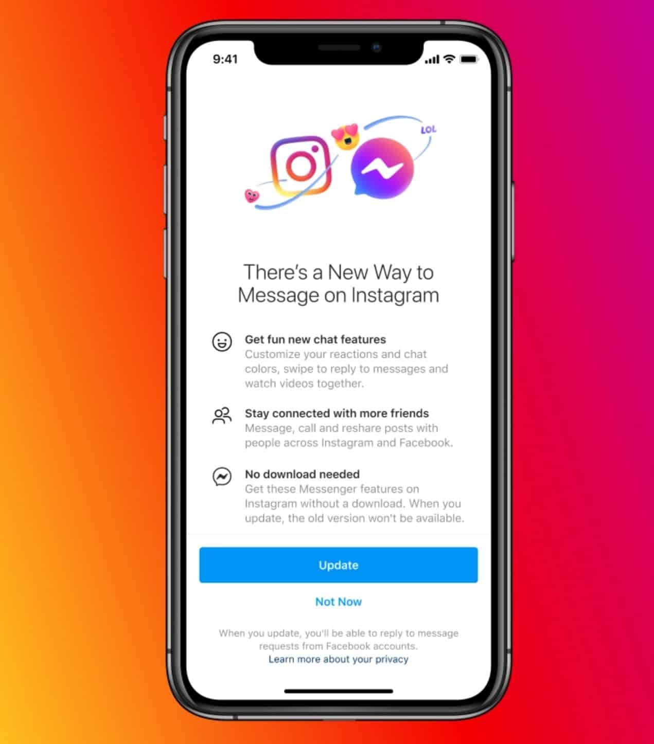 instagram messenger app for mac