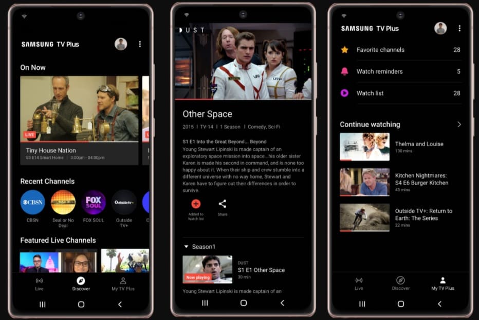 Samsung TV Plus app now available for select Galaxy smartphones for free