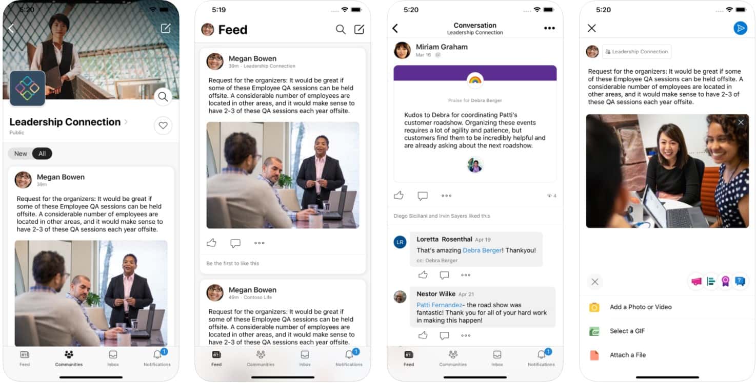 Yammer for iOS updated with new reaction emojis and more