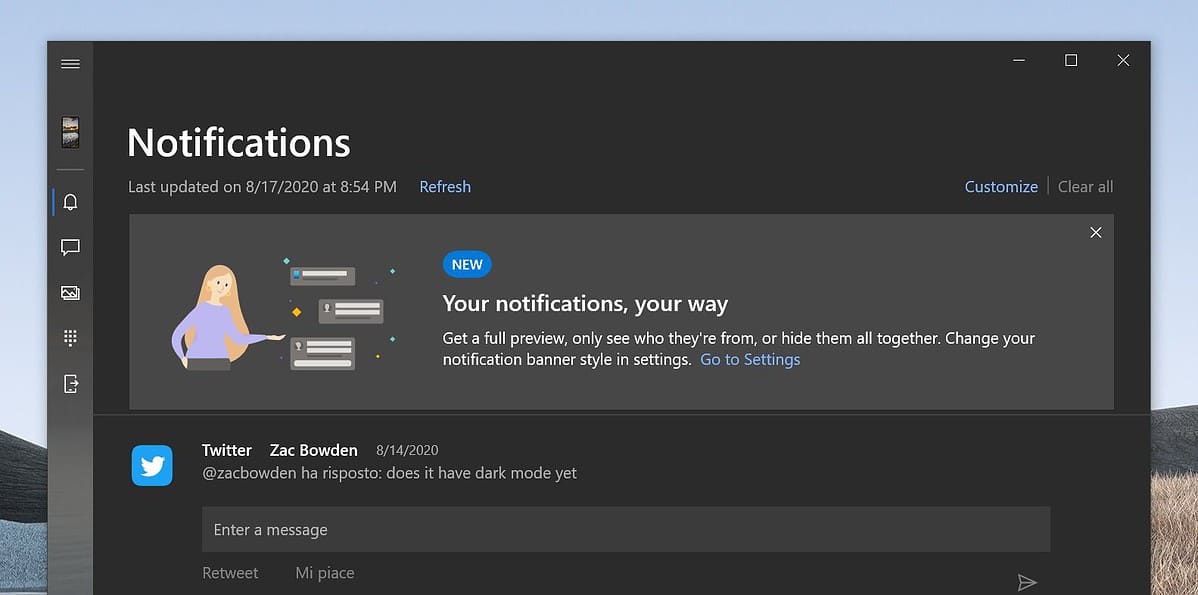 Microsoft Application Notification Code Microsoft's Your Phone app is getting notification banner customization