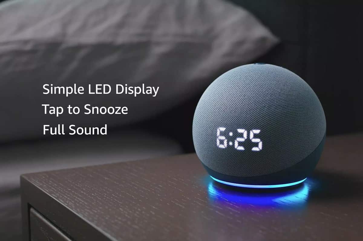 Amazon introduces a new ball-shaped Echo Dot with Clock