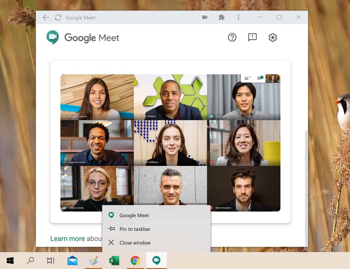 google meet pc windows 10