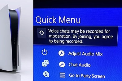 PS5 party chat moderation