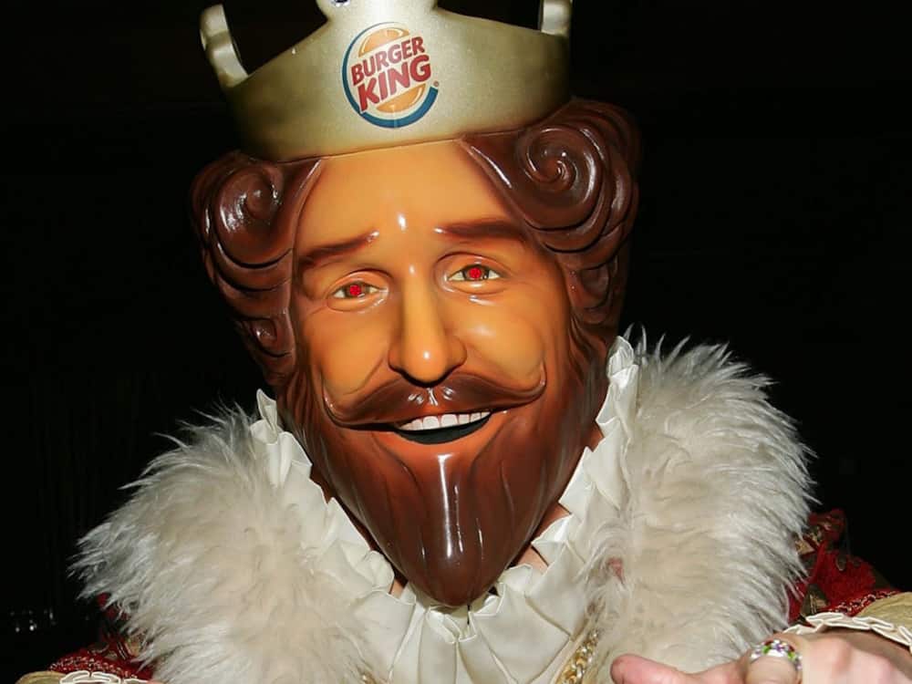 PS5 UI Burger King mascot