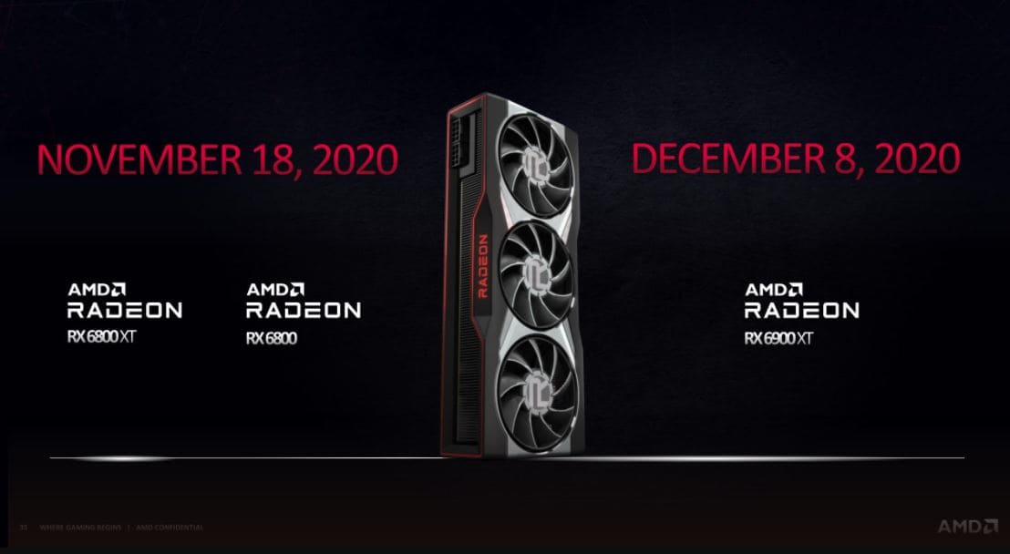 AMD announces Radeon RX 6000 series to 