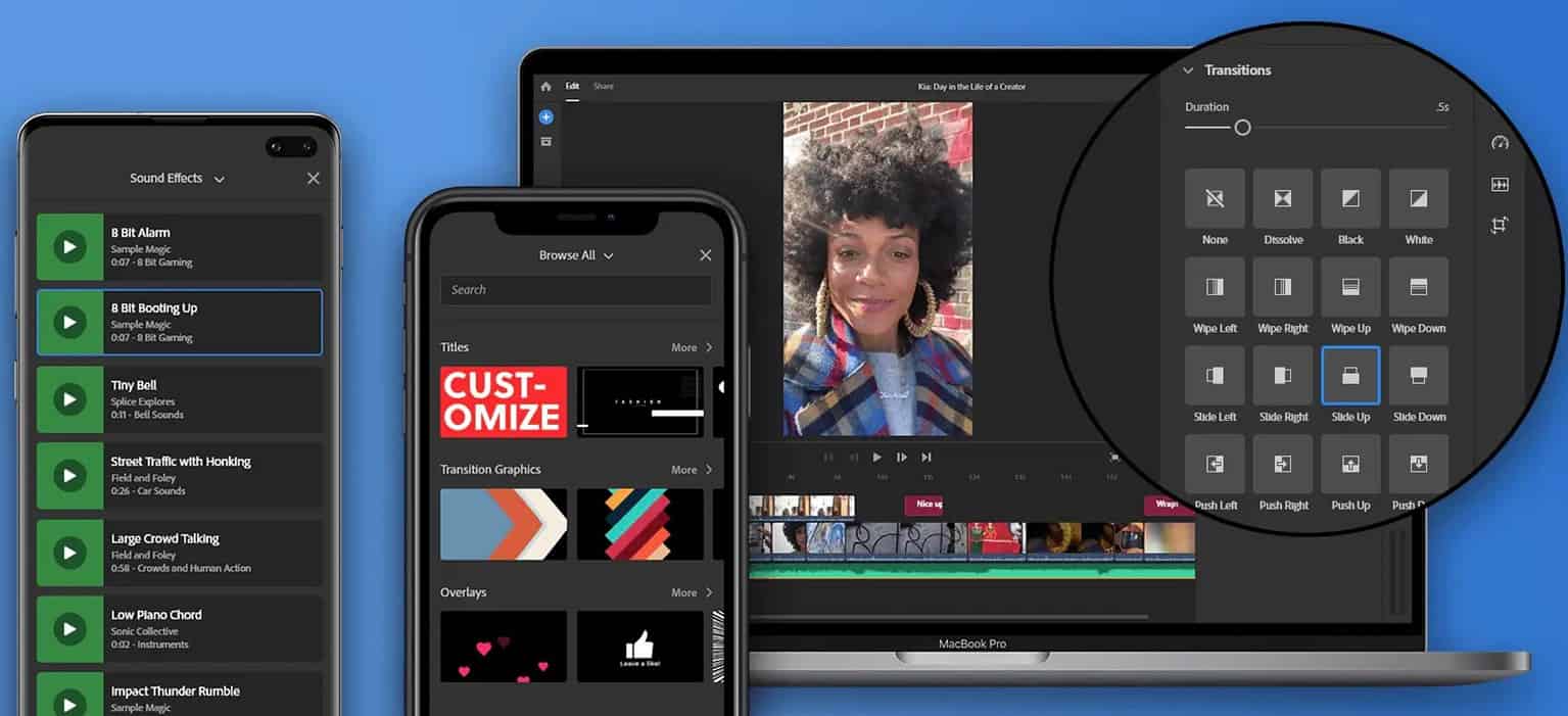 Rush Software Adobe Premiere Rush gets royalty-free soundtracks and more