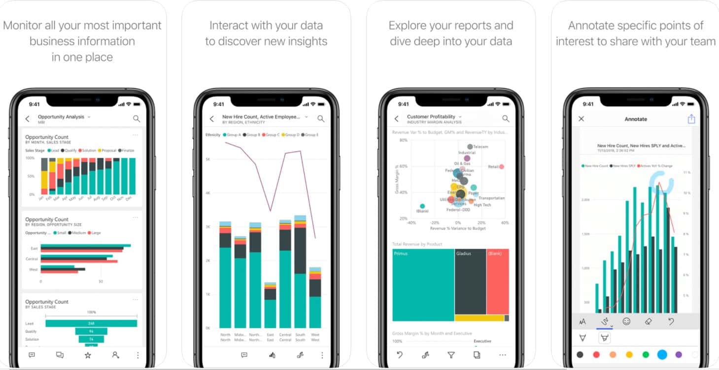 Microsoft PowerBI iOS