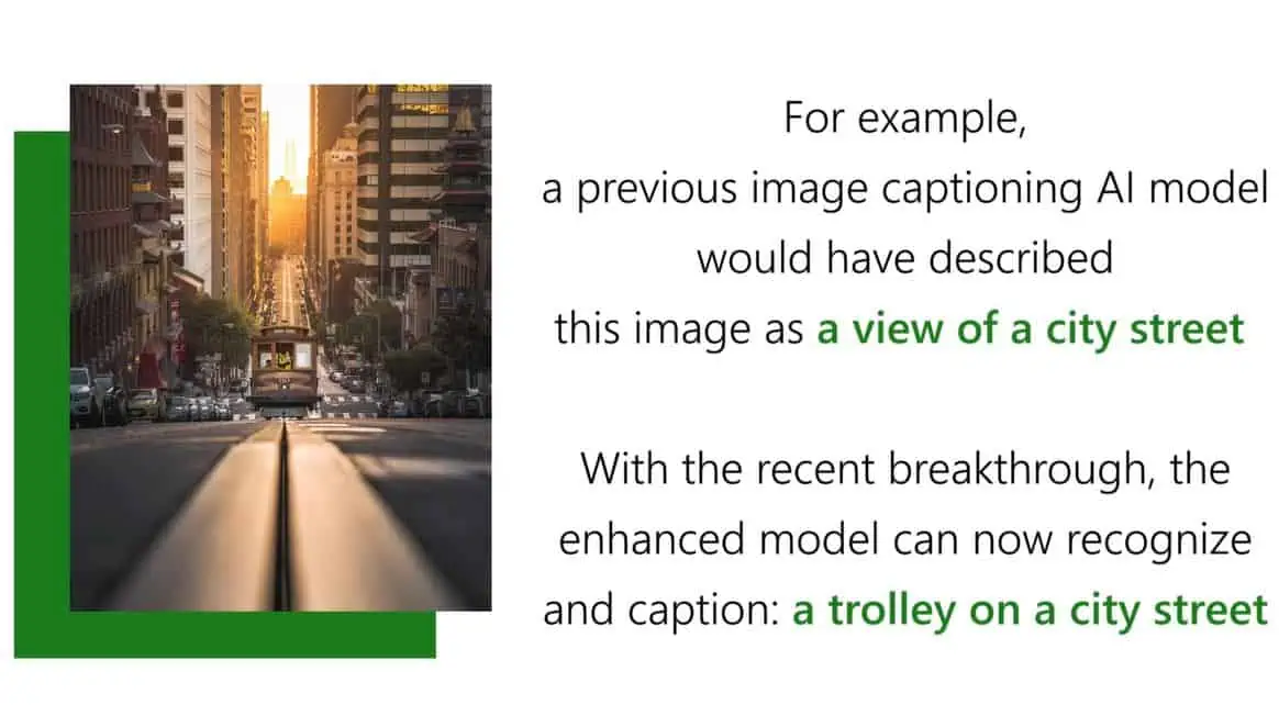 Microsoft achieves human parity in AI image captioning