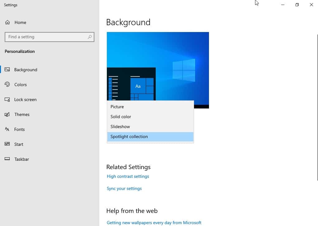 Windows Spotlight could soon change your desktop backgrounds also
