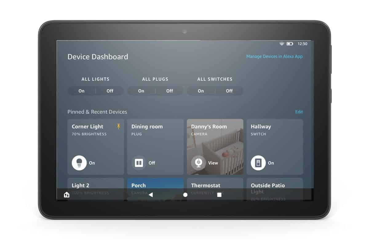 O tablet Amazon Fire agora é um console de controle de casa inteligente com a atualização mais recente