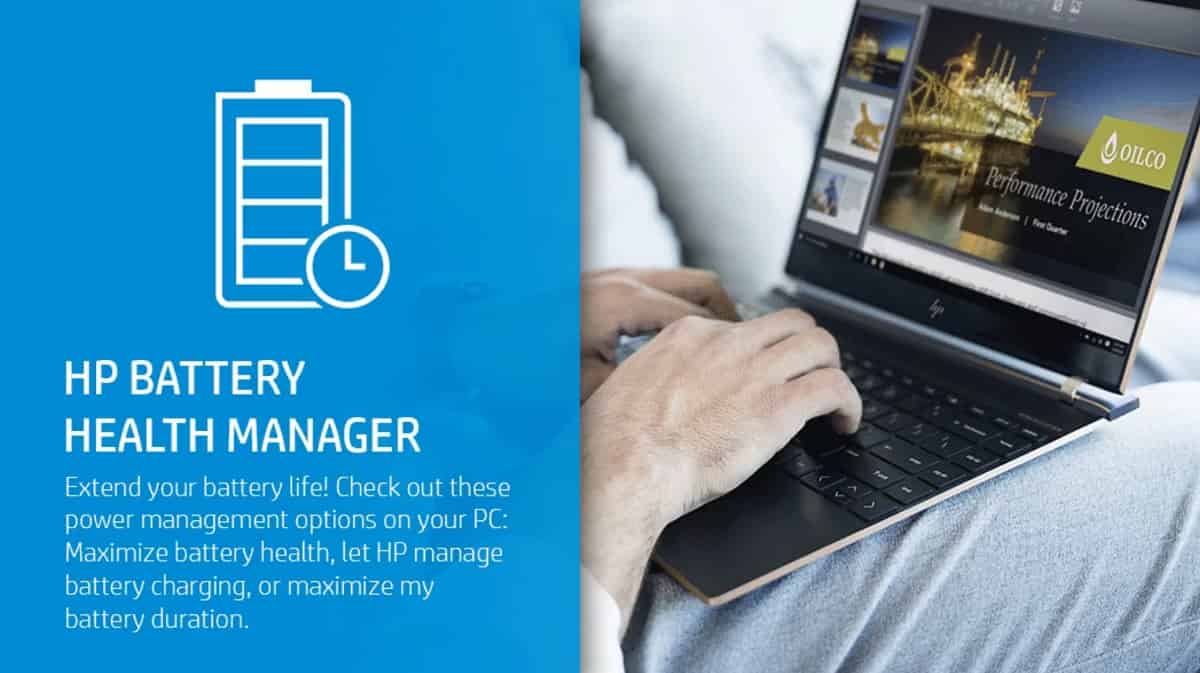 hp laptop battery charging software