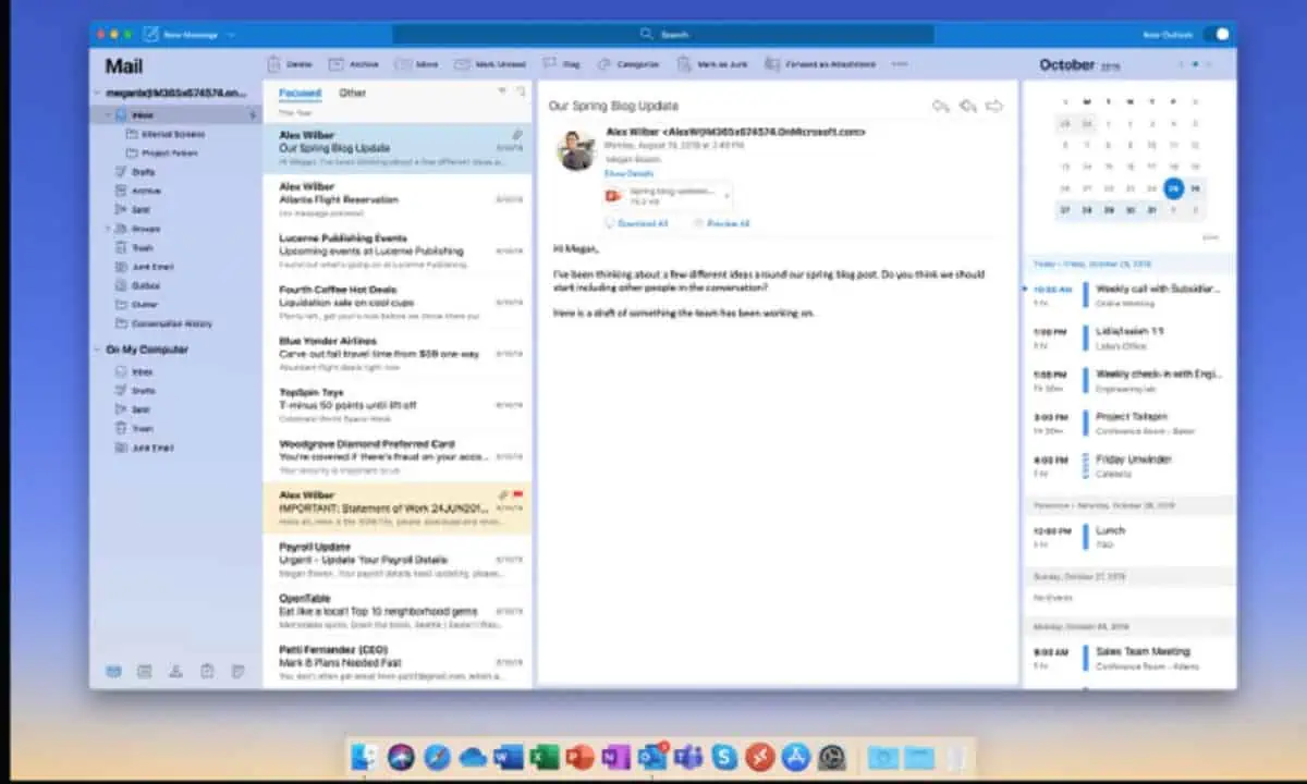 sync outlook for mac with icloud