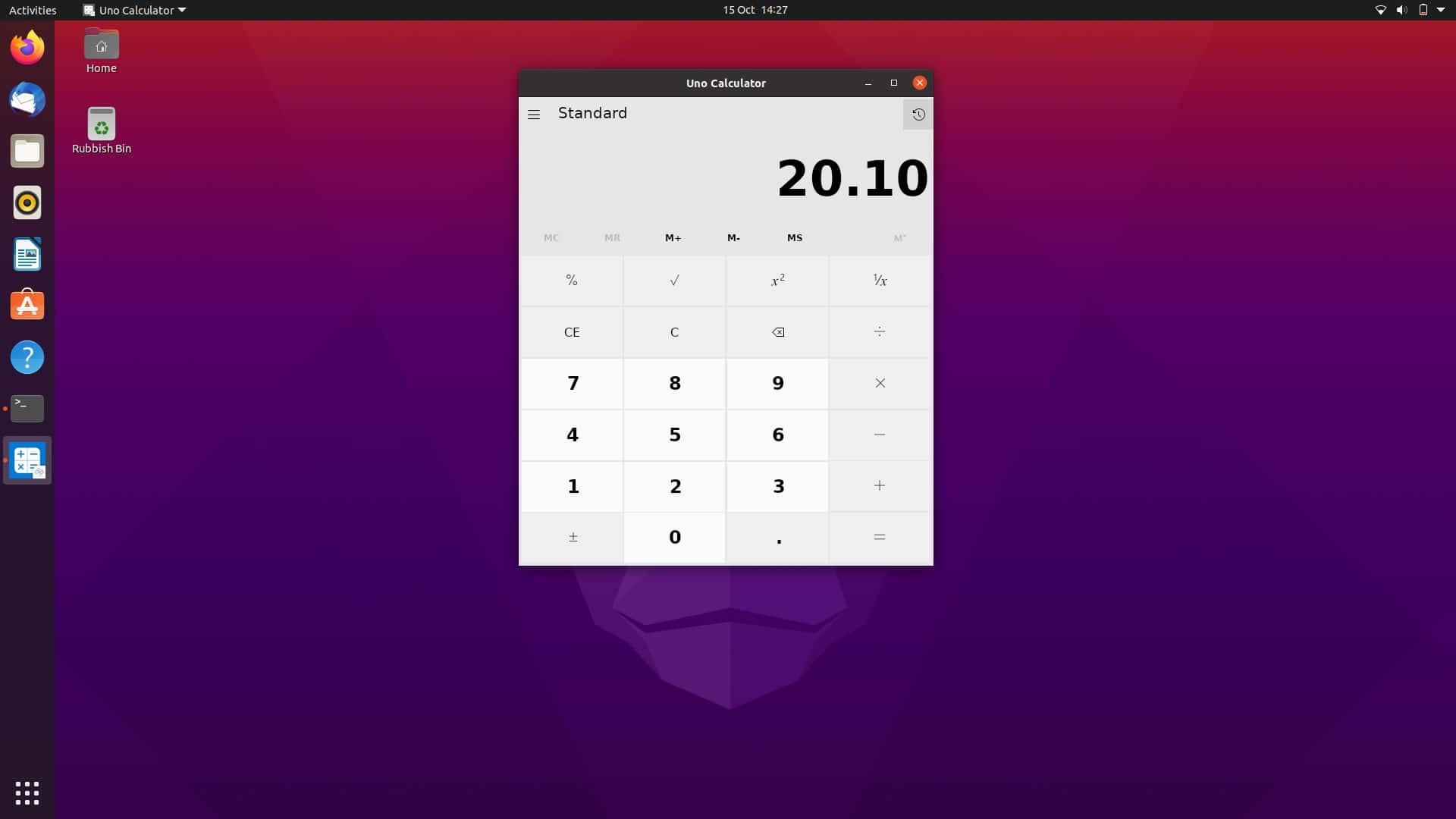 Windows Calculator ported to Linux using Uno Platform