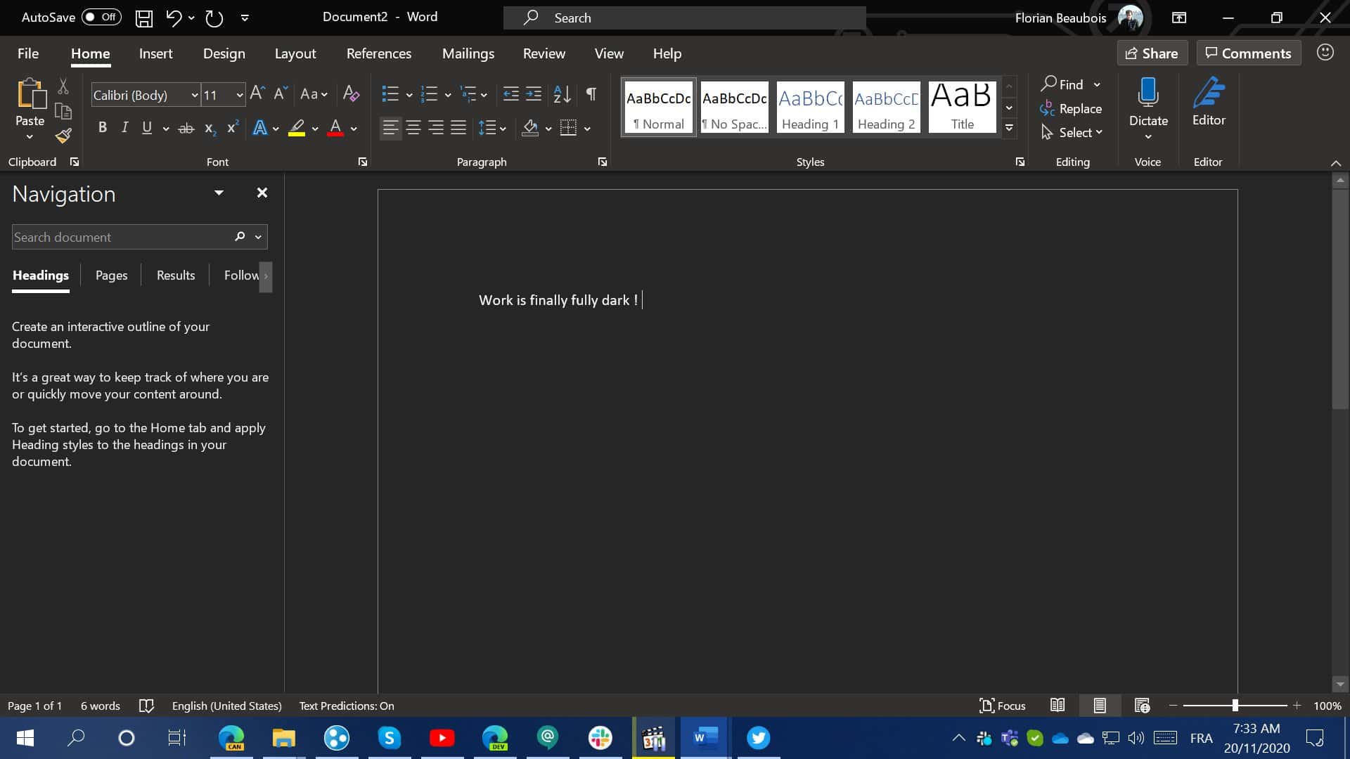 How To Change Dark Mode On Word