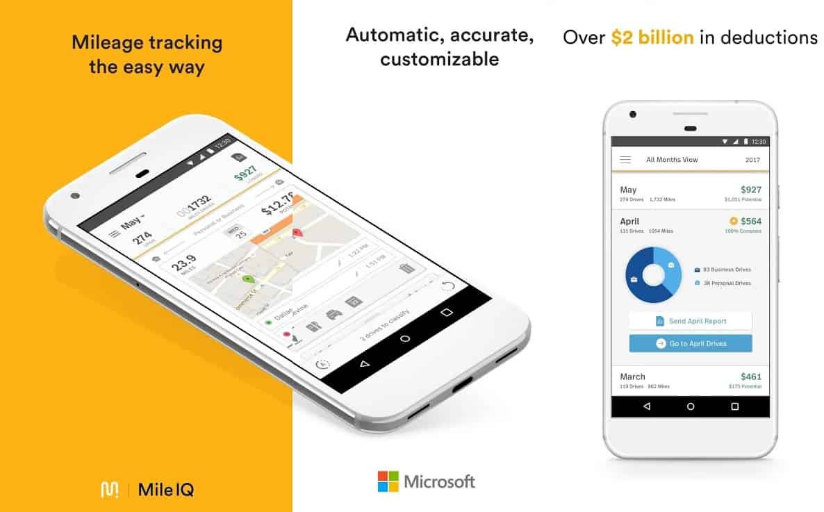 Microsoft MileIQ mileage tracker app updated with several new features