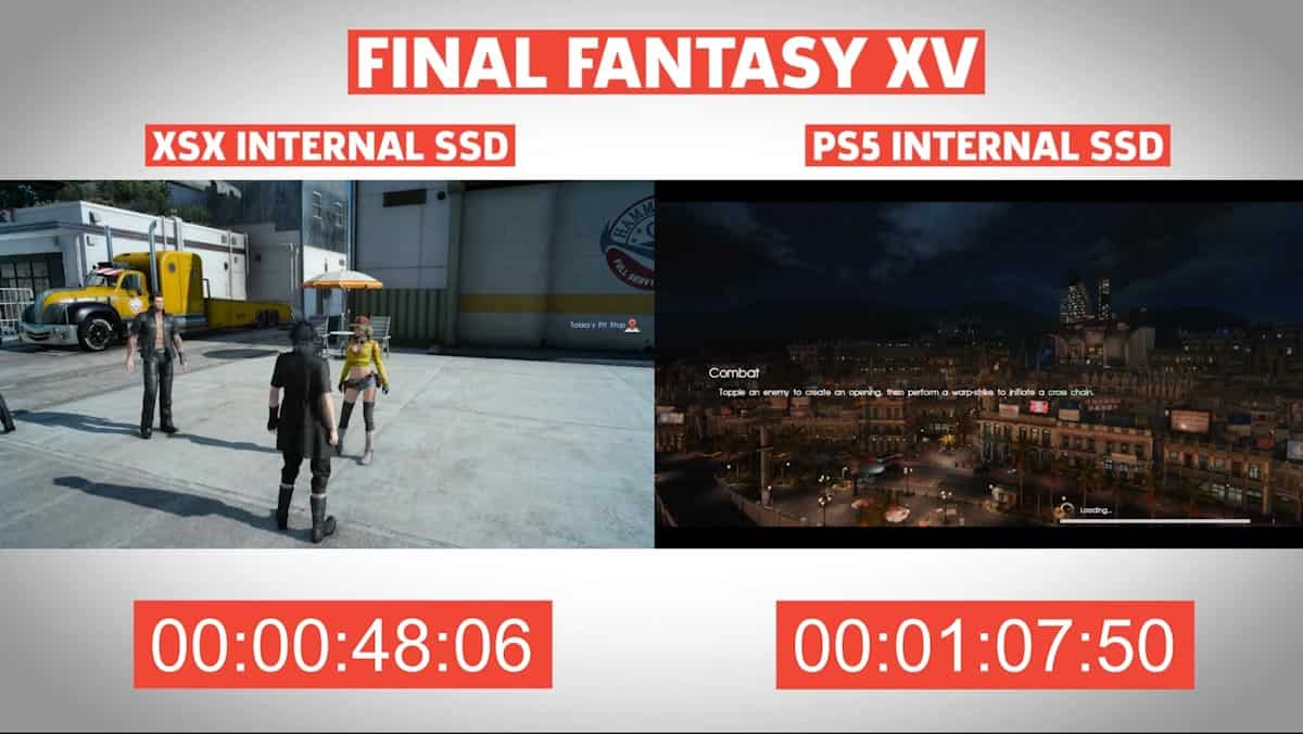 Srovnání zatížení Xbox Series X vs PS5