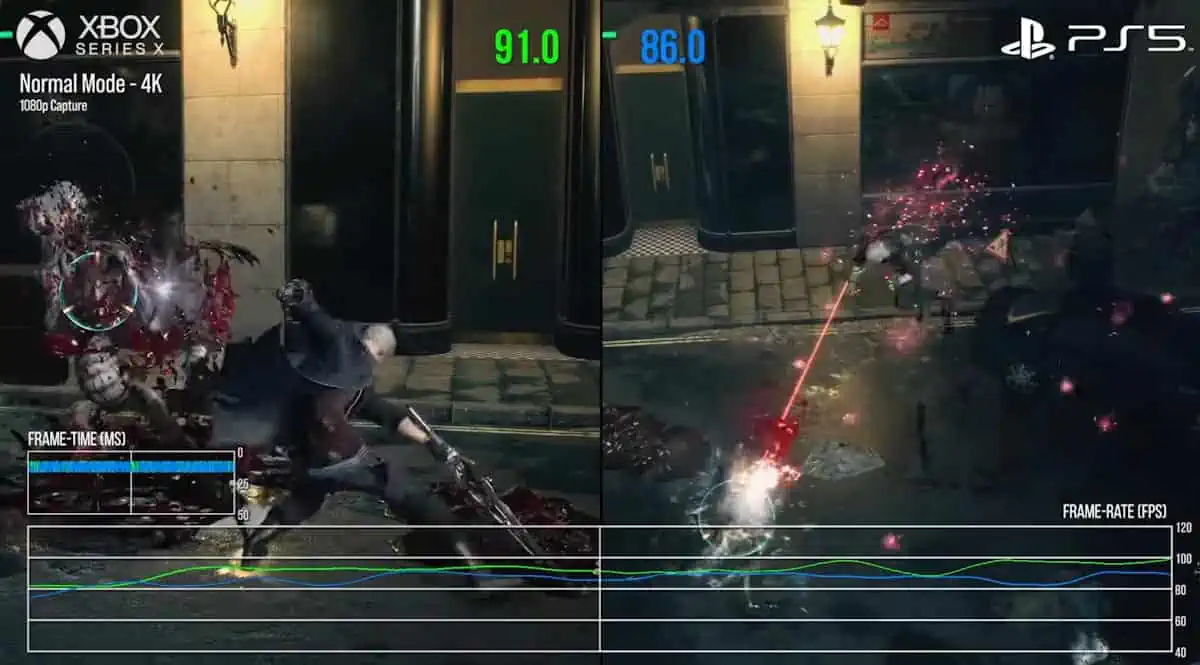 Devil May Cry 5: Special Edition - the first PS5 vs Xbox Series X platform  comparison