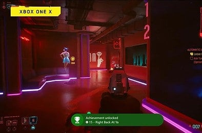 Cyberpunk 2077 Xbox One X Xbox Series X gameplay