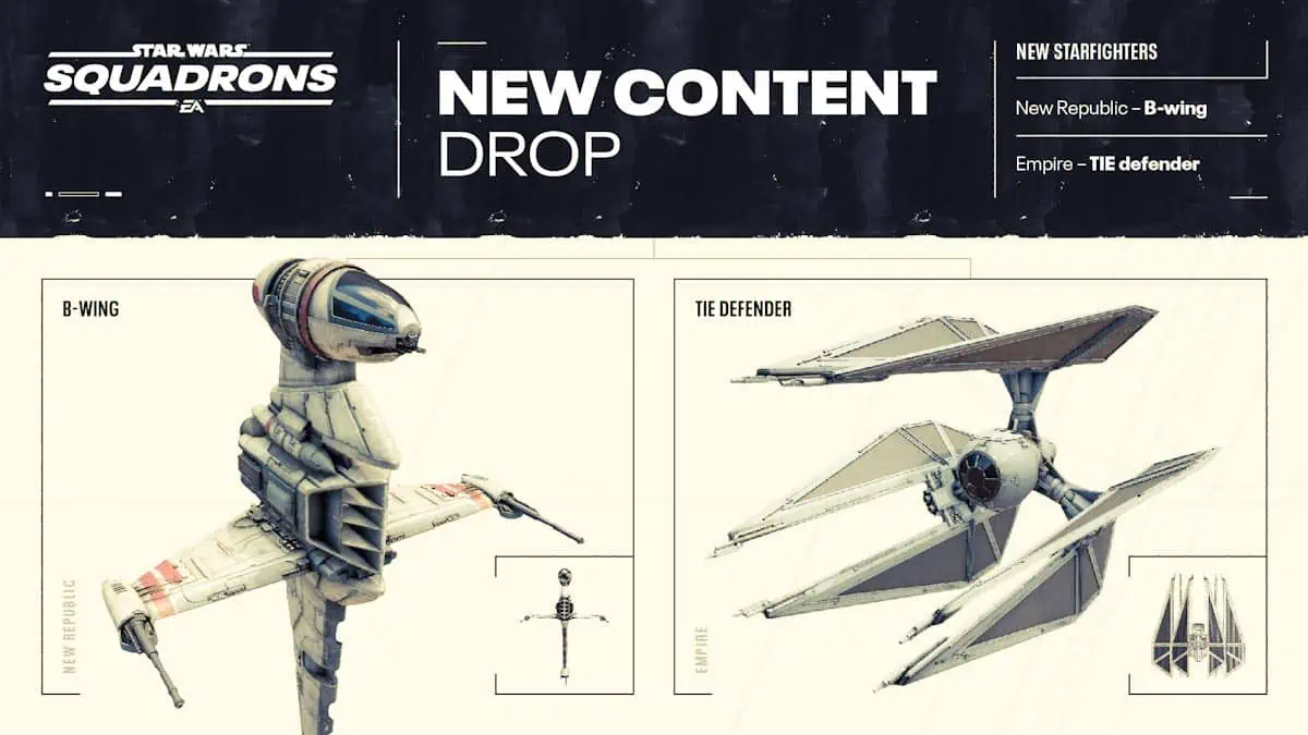 Star Wars Squadrons free update adds 2 new ships and maps